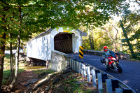 Loux Covered Bridge, Plumstead Township - 1874