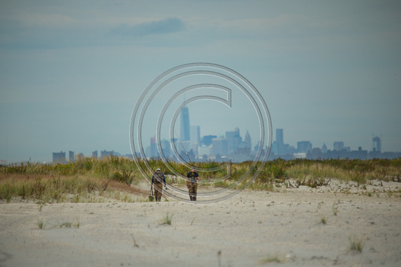 Sandy Hook, NJ  -Lower Manhattan looms -check this pic full screen for visual impact