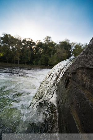 Neshaminy Creek waterfall