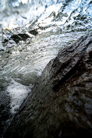 Behind the Neshaminy Creek waterfall