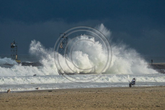 Shark River Inlet  Avon-0by-the-Sea... Hurricane Lee 2023