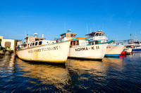 Norma K fleet.  The two boats on the left are no longer in existence...