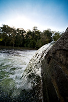 Neshaminy Creek waterfall