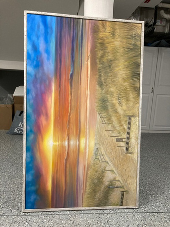 60x36 oil by Gregg Hinlicky