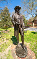 William Penn Statue Penn is shown performing the ritual of "livery of seisin" or twig and turf, 1682 after his trans-Atlantic journey