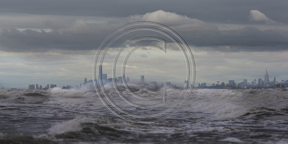 Hurricane Jaoquin from Sandy Hook
