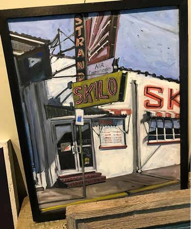 "SKILO" Seaside Heights 1980's- Eric Fowler (original/no prints) 16x20  oil on canvas ... 600