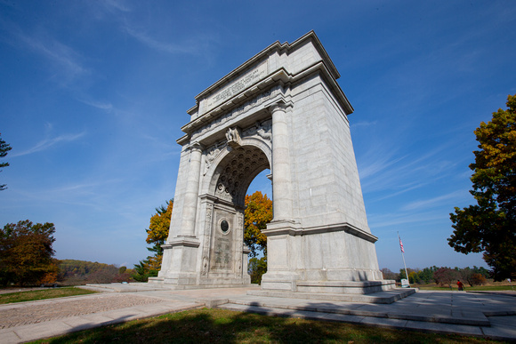 BM / BB=NW Valley Forge - National Memorrial Arch
