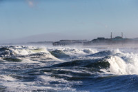 Looking south from inlet jetty