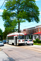 Media, PA is the last suburban town in America with a trolley running down the middle of its main street that originates from a major metropolitan city.