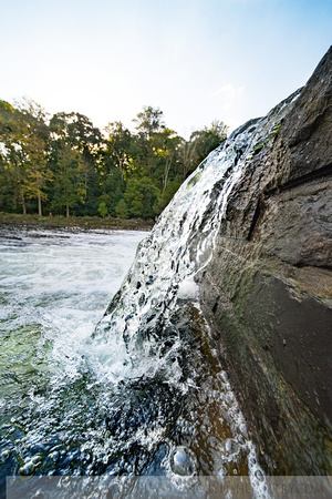 Neshaminy Creek waterfall