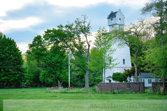 Stucile Farms Water Tower - Township of Ocean - with deer