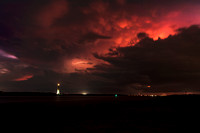 SUNSET LIGHTNING Barnegat Lighthouse July 2019 -