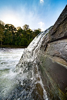 Neshaminy Creek waterfall