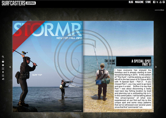 STORMR ad - Surfcasters Journal